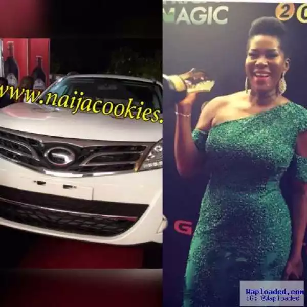Photos: See The Brand New SUV Actress Stephanie Okereke Won At AMVCA Awards